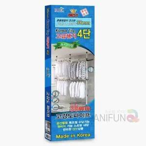 [하프클럽/]4단 의류 행거 기둥형 옷걸이 옷가게 수납 38mm 옷장 정리용