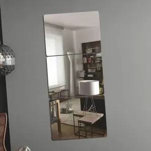 직사각 아크릴 거울 욕실 벽 스티커 벽걸이형 전신 WFIKS49