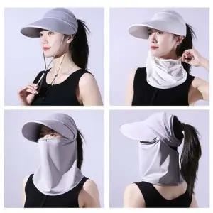 남녀 햇빛차단모자 스타일 1P 탈부착 마스크 고품질