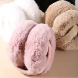 다용도 등산 스키 골프 방한 귀마개 토끼털