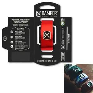 [하프클럽/]스트링 뮤터 댐퍼 기타 현악기 악기용 사운드 뮤트 미디엄 부품