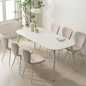 모리나 포세린 세라믹 6인용 식탁세트 앤디의자6)