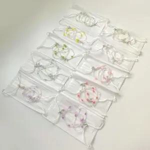 비즈 꽃마스크 목줄 장식 스트랩 핸드메이드 액세서리 (WFKBNMW)