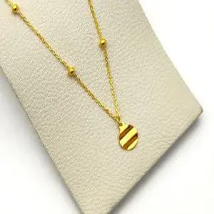 24K 순금 1돈 올리비아 목걸이(18K 연결고리 장식)