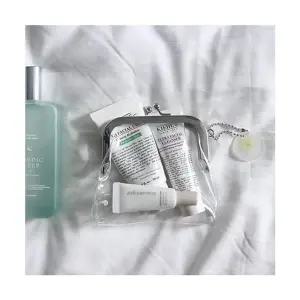 [하프클럽/]똑딱이 카드 동전 지갑 파우치 PVC 투명 클리어 미니 립스틱 귀여