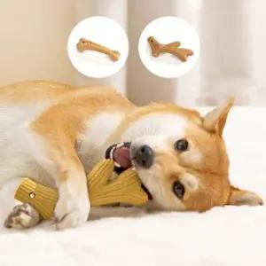 고품질 치발기 우드스틱 터그놀이 장난감 강아지 잔솔 (WFKBOSQ)