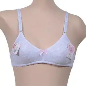 발랄한패턴 노와이어 주니어 풀컵 A컵 브라 WFIPU8T