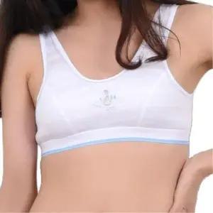 부드러운 면소재 노몰드 주니어 스포츠브라 WFIPU9B