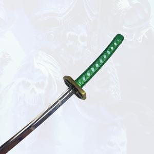 몽테조이8.6인치 블리치 아이젠 소스케 메탈 카타나 검 닌자 나이프  사무라이 일본 코스프레 소품 장난감