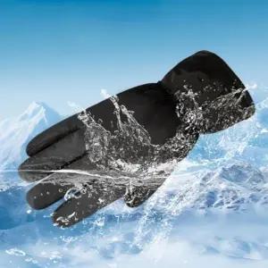 시크블랙 남녀공용 데일리 겨울 생활방수 방한 패딩장갑