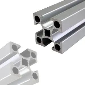 알루미늄 프로파일 2020 100mm 사각파이프 제작 절단 가공 선반 축양장 앵글