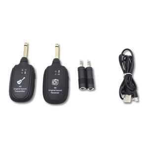 기타 무선송수신기 뮤직리시버 블루투스 검은색 오디오연결 송수신기 기타무선송수신기 충전식