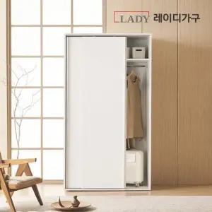 레이디가구 프리핏 키큰 슬라이딩 옷장 행거형 A (1단+2단) 1200