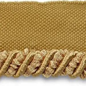 트리밍 바이 더 야드 마리엘 1/4인치 장식 립 코드 트림 골드 20야드 컷