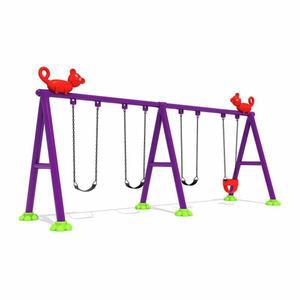 야외 놀이터 그네 캠핑장 2인용 실내 체어 탄화 스윙 공원 카페 초승달