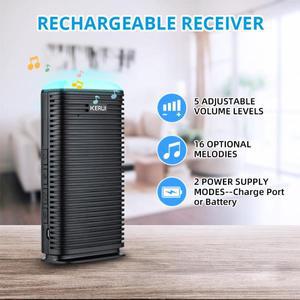 KERUI DW9 무선 차도 알람 야외 태양광 PIR 모션 센서 및 감지기 DIY  집 정원 경보 시스템