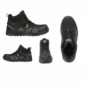 세이프티조거 밀로스 S1P MID 안전화 작업화 천공방지 경량 미드솔 복합 안전 토캡 미끄럼방지