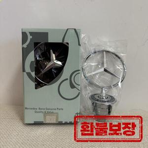 1개 3D 아연 합금 자동차 전면 후드 엠블럼 보닛 라벨 벤츠 C E S 클래스 W204 W205 W212 W213 W220 W222