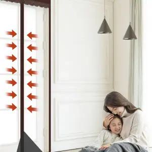 현관 방풍 커튼 접착식 외풍 단열 자석 방풍 커튼 방문 문풍지 방충 설치 자가 셀프 닫힘 자동 문틈 겨울