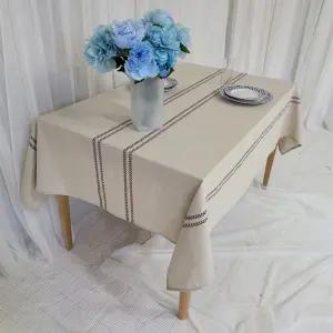 린넨식탁보 린넨테이블보 사각탁자보 대형 집 홈 카페 4인 6인용 주방 부엌
