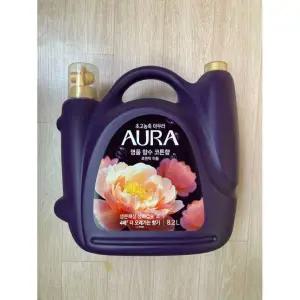 아우라 생화캡슐 초고농축 섬유유연제 로맨틱 퍼퓸향 8.2L + 자스민 머스크 680ml