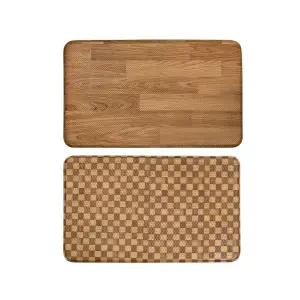 75x44 발매트 소 12T 주방매트 양면 우드패턴