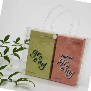 PVC 와인 쇼핑백 가로 소 투명백 꽃다발수납 답례품