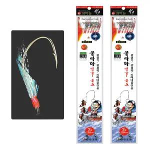 금호 선상 볼락 왕열기 카드 채비 농어 우럭 외줄 어피 낚시 고등어 열기 대구 묶음 바늘