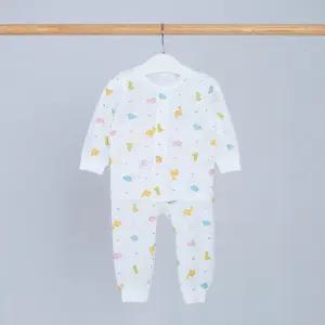 [달퐁]큐비앤맘 젤리다이노 메쉬 긴팔 내의 봄내의 얇은내복