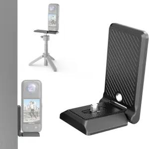 Insta360 X4 X5 및 DJI 포켓 3용 XKDAIC 접이식 마그네틱 L 브래킷 마운트 베이스 스탠드 / 오스모 3 - 퀵