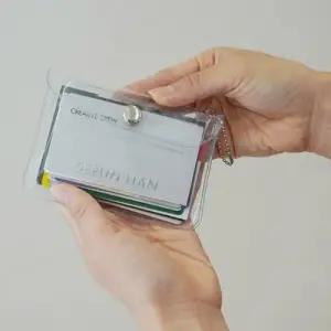 카드 PVC 케이스 파우치 동전 지갑 미니 2type 투명 WF04481