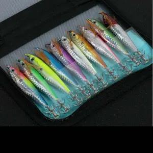 바다낚시 미니 수평드롭퍼 산천어 쭈꾸미 갑오징어 루어 채비 세트