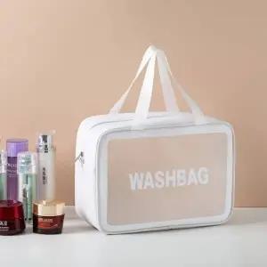 PVC 수영가방 방수 목욕 워시백 지퍼백
