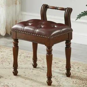 엔틱 의자 드레스룸 복고풍 화장대 침실 북유럽 빈티지 원목