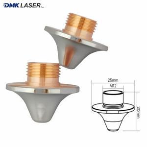 아마다 레이저 절단 노즐 D25 M12 H20 고품질 AMD-S 크롬 구리 0.8-4.0mm 커터 기계용 10개/세트 OEM