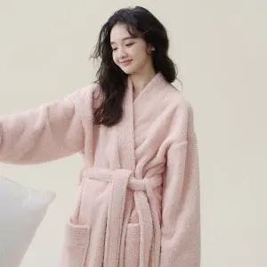 모던 겨울 샤워가운 여성 골프샤워가운 골프가운 목욕가운 극세사가운 호텔가운 샤워로브