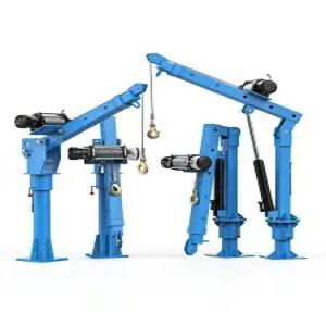 1톤 트럭 미니 차량용 전동 윈치 크레인 운반 유선 프레임 호이스트 리프트 이동식