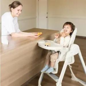 신생아 하이 체어 아기 이유식 식탁 의자 방석 원목 식당
