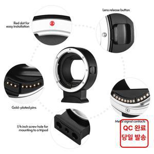 EOS R 마운트 어댑터 EF/EF-S 렌즈를 RF 마운트 카메라로 변환하는 자동 초점 컨버터 링 캐논 EOS R Ra RP