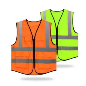 다용도 안전 야간 반사 공사 주차 야외활동 포켓 조끼