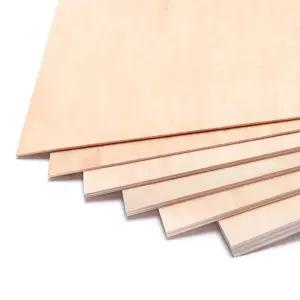 얇은합판 나무 목재 원목 15mm 2mm-10mm Basswood 공예 보드 레이어 모래 테이블 빌딩 재료
