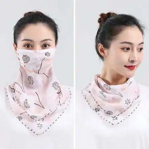 마스크 겸용 스카프 피치 천마스크 여름마스크 컬러마