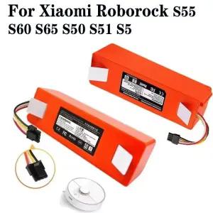 1S Roborock S5MAX S6MAXV S7 S75 스위핑 로봇 진공 청소기 용 14.4V 12800mAh 교체 배터리