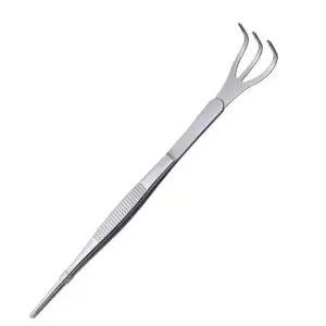 원예용핀셋 갈고리형 롱 하엽정리 분갈이 다육이