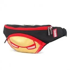 (옵션 블랙)아이언맨 키즈 힙색 키즈 백 핸드폰 가방 보조 가방