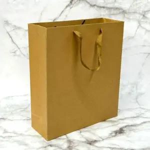 [골드스마일]크라프트 무지 세로 직사각쇼핑백 종이가방 중