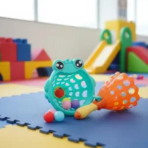 캐스B 팝핑 캐치볼 스포츠 공놀이 운동 공튀기기 주고받기 협동게임 라켓 장난감 유아체육