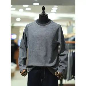 갤러리아 BON F/W 그레이 자카드 브러쉬 맨투맨 BN4FTS701