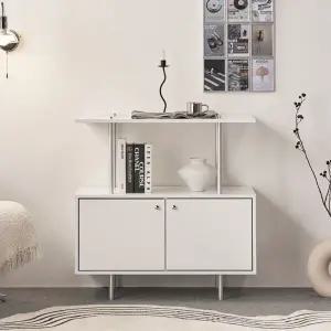 블리스데코 모브 800 3단 도어형 모듈 장식 수납장 BER258_C