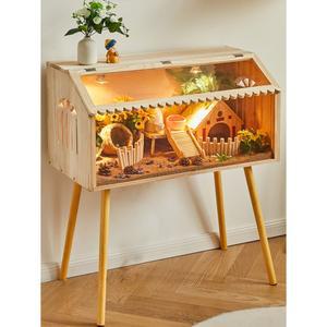 병아리 육추기 키우기 케 미니 병아리집 메추리 사육상자 세트 조명